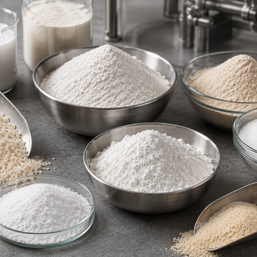 Food ingredients — sugar, starch, gelatin and stabilizers