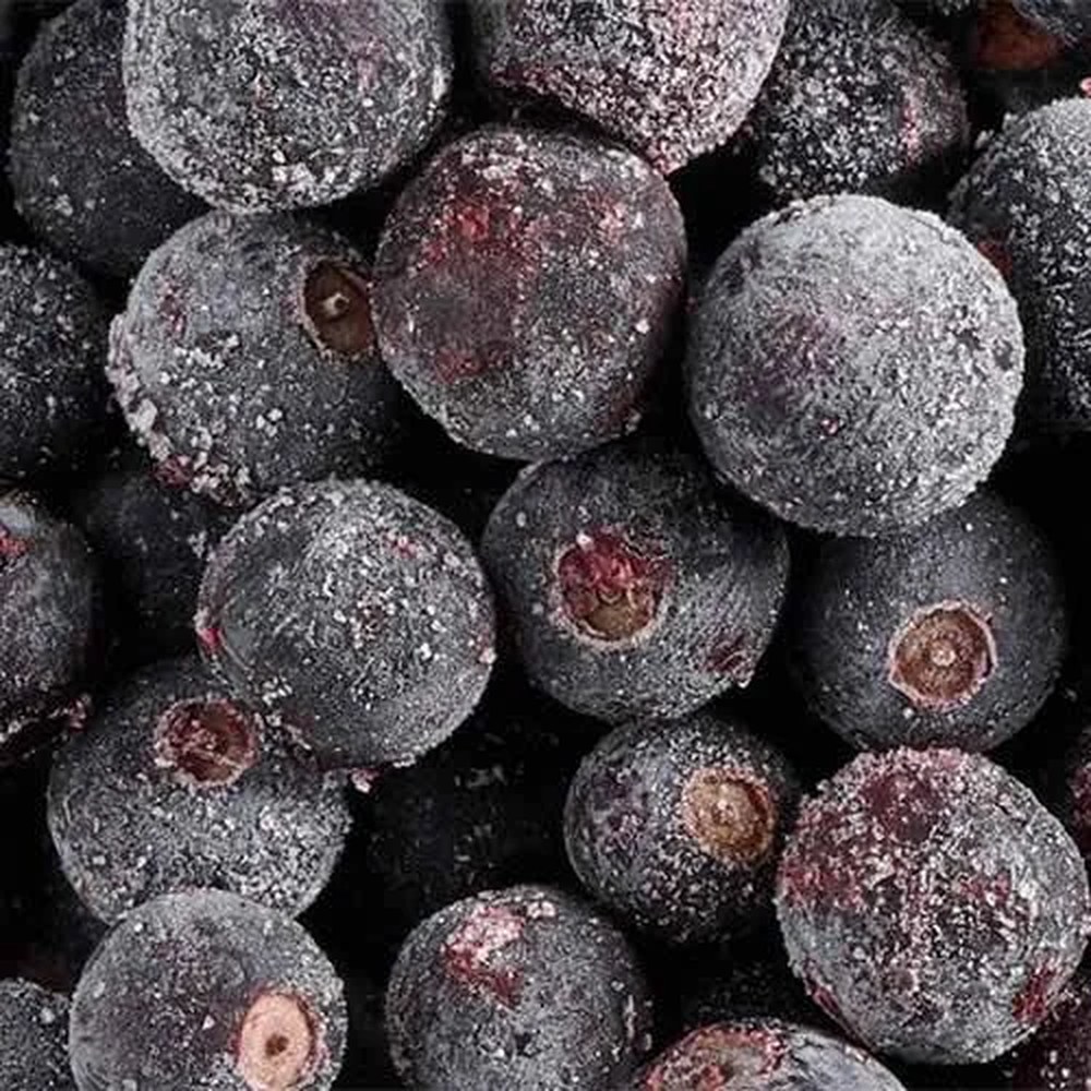 Frozen blackcurrants, IQF