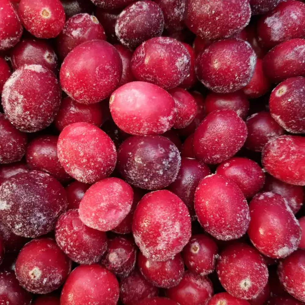 Frozen cranberries, IQF