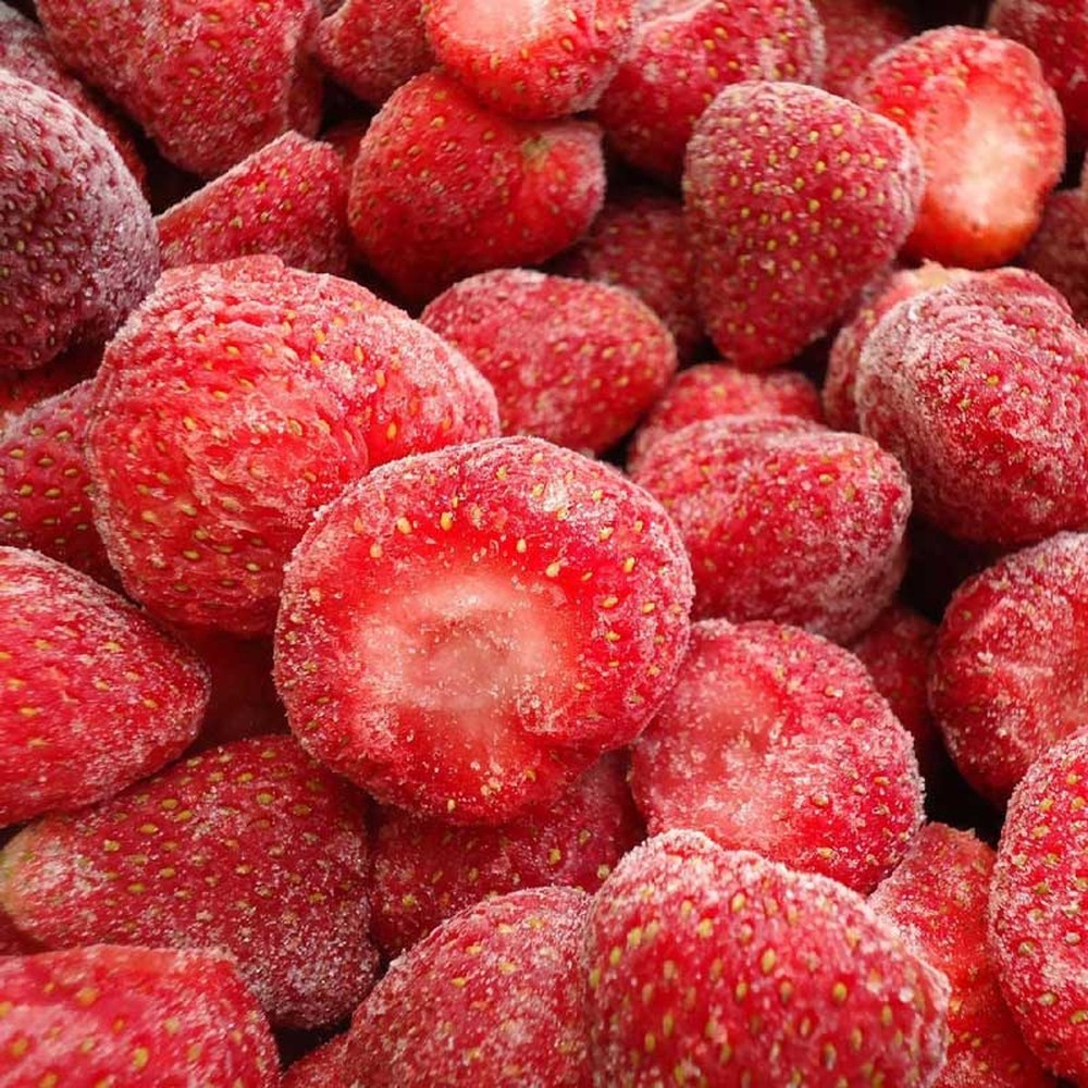 Frozen strawberries, IQF